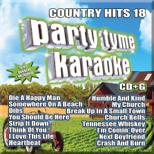 Party Tyme Karaoke: Country Hits 18 CD (CD+G)