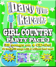 Party Tyme Karaoke: Girl Country Party Pack 3 (CD/Gs)
