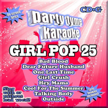 Party Tyme Karaoke Girl Pop 25 CD