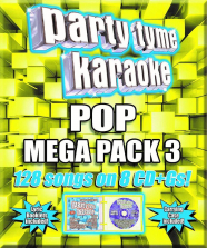Party Tyme Karaoke Pop Mega Pack 3 8 CDs