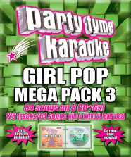 Party Tyme Karaoke: Girl Pop Mega Pack 3 CD (CD+G)