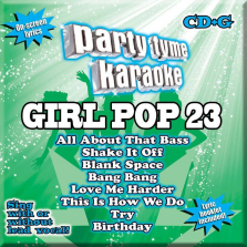 Party Tyme Karaoke Girl Pop 23 CD