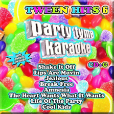 Party Tyme Karaoke Tween Hits 6 CD