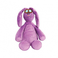 Мягкая Игрушка Фиолетовый Кролик Мим-Мим -23 см -из мультфильма "Катя и Мим-Мим"