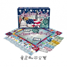 Late for the Sky America-Opoly Board Game