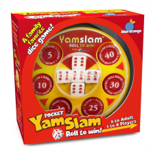 Blue Orange Pocket Yamslam Dice Game