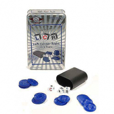 Left-Center-Right (LCR) Dice Game - 25th Anniversary Collector's Tin