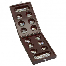 Ideal Premium Wood Cabinet Mancala Game