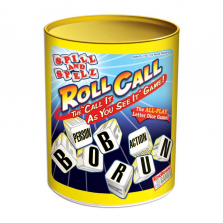 Spill and Spell Roll Call Letter Dice Game