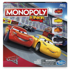 Disney Pixar Cars 3 Monopoly Junior Board Game