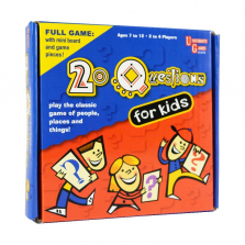 University Games 20 Questions for Kids Pocket Travel Game