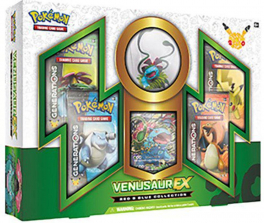 Pokemon 20th Anniversary Venusaur Ex Box - Red/Blue