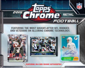 2015 Topps NFL Chrome Football Value Box Card Game