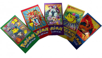 Pokemon Topps TV Animation Series 2 Oversize Card Set - 5 Pack