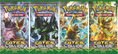 Pokemon XY10 Fates Collide 5 Pack Blister Trading Card Game