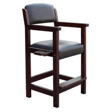 Hathaway Cambridge Spectator Chair - Rich Mahogany Finish