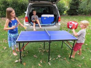 Hathaway Crossover 60-inch Portable Table Tennis Table