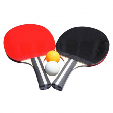 Blue Wave Products Single Star Control Spin Table Tennis 2-Player Racket & Ball Set