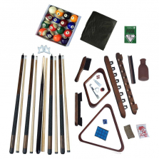 Blue Wave Products Deluxe Pool Billiards Table Accessory Play Kit - Walnut