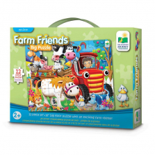 The Learning Journey My First Farm Friends Big Floor Jigsaw Puzzle - 12-piece