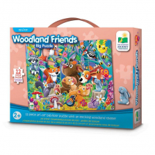 The Learning Journey My First Big Woodland Friends Floor Jigsaw Puzzle - 12-piece