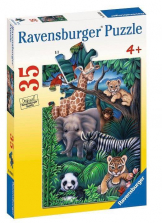 Animal Kingdom Puzzle - 35-Piece
