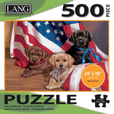 Lang American Puppy Jigsaw Puzzle - 500-Piece