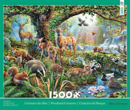 Ceaco Creatures Jigsaw Puzzles 1500-Piece - Woodland