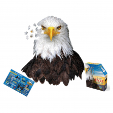 Madd Capp I Am Eagle Head-Shaped Jigsaw Puzzle - 550-piece