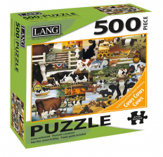 Lang Herrero's Cows Jigsaw Puzzle - 500-piece