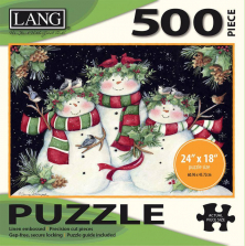 Lang Snowmen Family Jigsaw Puzzle - 500-Piece