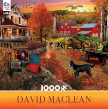 Ceaco David Maclean Jigsaw Puzzle 1000-Piece - Country Inn and Farm