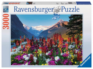 Flowery Mountains Puzzle - 3000-Piece