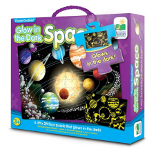 The Learning Journey Space Glow-in-the-Dark Jigsaw Puzzle - 100-piece