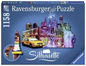 Ravensburger Shaped Jigsaw Puzzle 1158-Piece - NYC Skyline