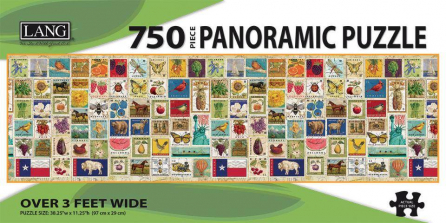 Lang Panoramic Stamp Collection Jigsaw Puzzle - 750-Piece