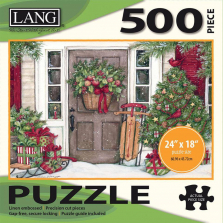 Lang Holiday Door Jigsaw Puzzle - 500-Piece