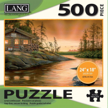 Lang Cabin On The Narrows Jigsaw Puzzle - 500-Piece