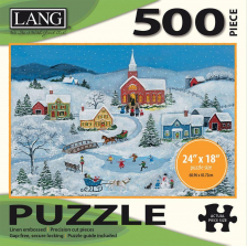 Lang Snowy Evening Jigsaw Puzzle - 500-Piece