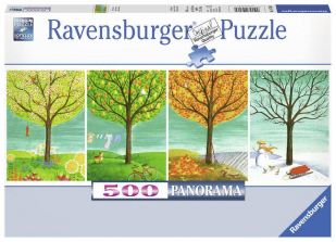 Ravensburger Jigsaw Puzzle 500-Piece Panorama - Four Seasons