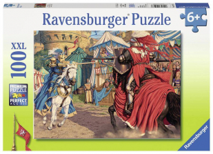 Ravensburger XXL Jigsaw Puzzle 100-Piece - Exciting Joust