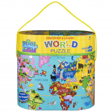 Stephen Joseph Discovery and Learn World Jigsaw Puzzle - 100-piece