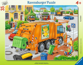 Ravensburger Waste Collection Frame Puzzle - 35-Piece