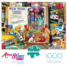 Buffalo Games Aimee Stewart Collection Jigsaw Puzzle 1000-Piece - Life is an Open Book-New York