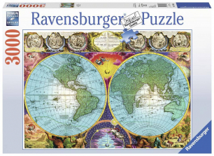 Ravensburger Antique Map Jigsaw Puzzle - 3000-Piece