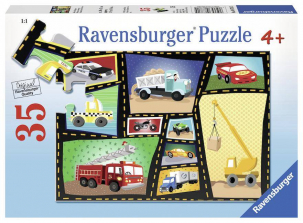 Ravensburger Jigsaw Puzzle 35-Piece - Tires and Engines