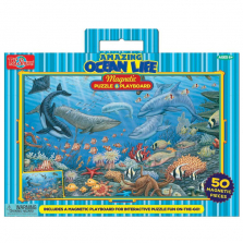 T.S. Shure Amazing Ocean Life Magnetic Playboard and Puzzle - 75-piece