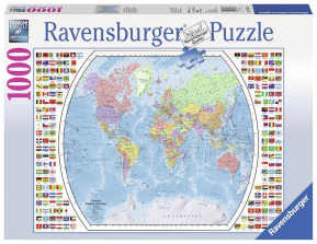 Ravensburger Jigsaw Puzzle 1000-Piece - Political World Map