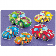 Clever Cars Knob Wooden Puzzle - 31-piece