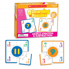 Learning Puzzles Simple Addition and Subtraction Jigsaw Puzzle - 10-piece